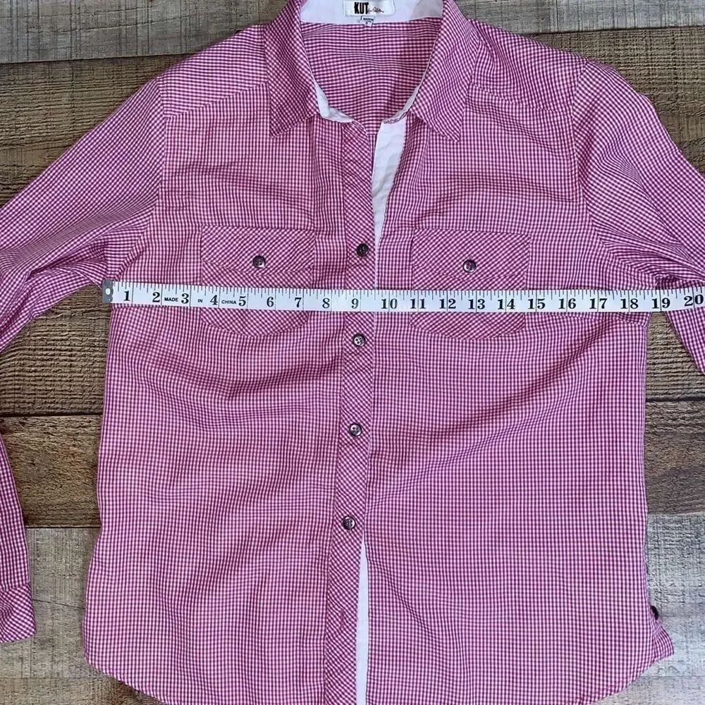 💜 kut from the Kloth Checked Button Up Shirt - Picture 9 of 9